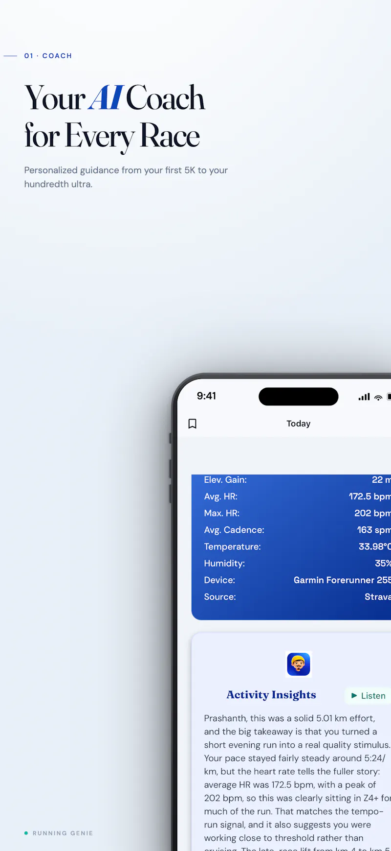Running Genie: AI Running Coach screenshot 4