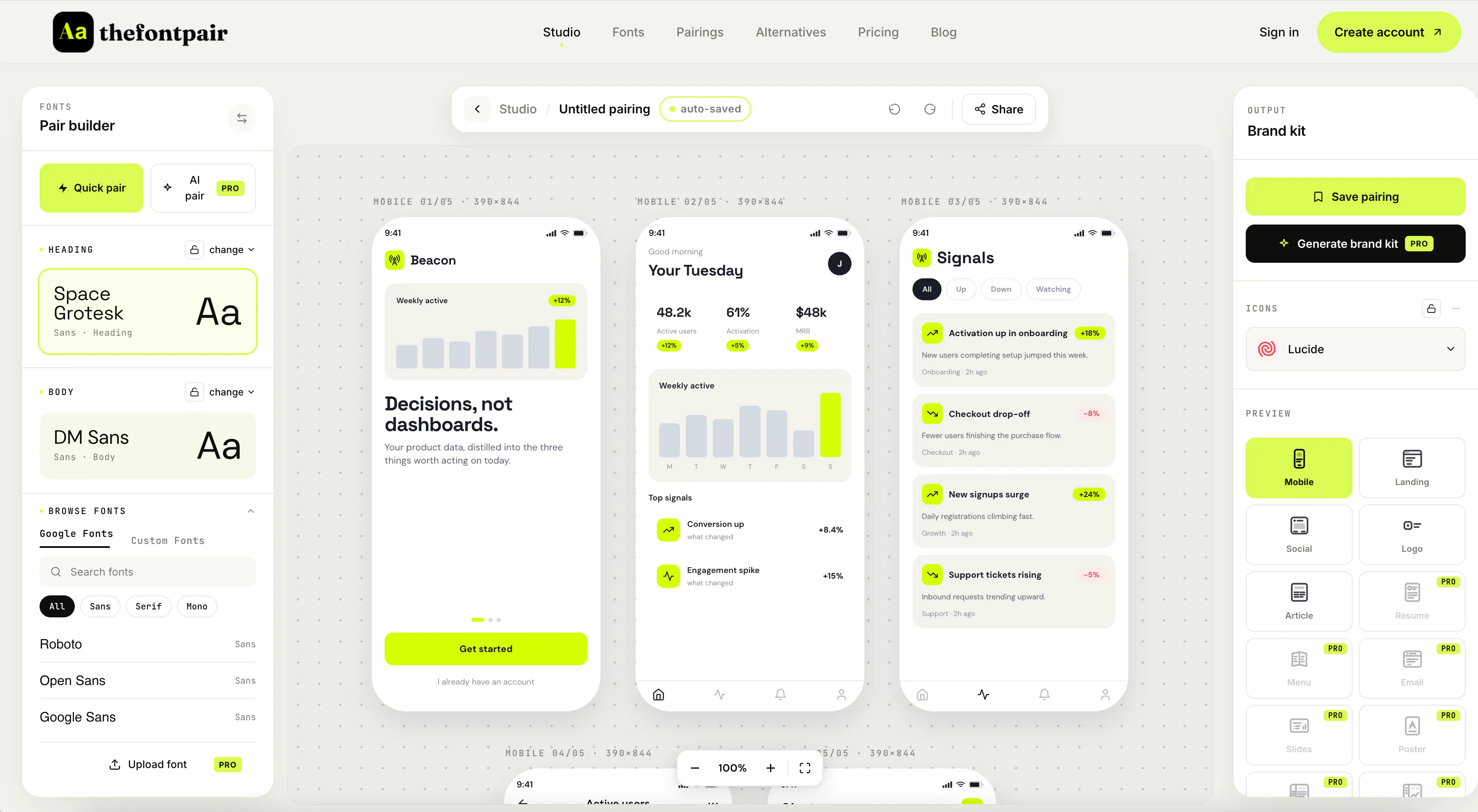 TheFontPair gallery image