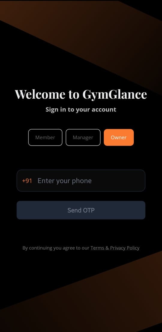 Gymglance - Screenshot 2 showing product features and functionality