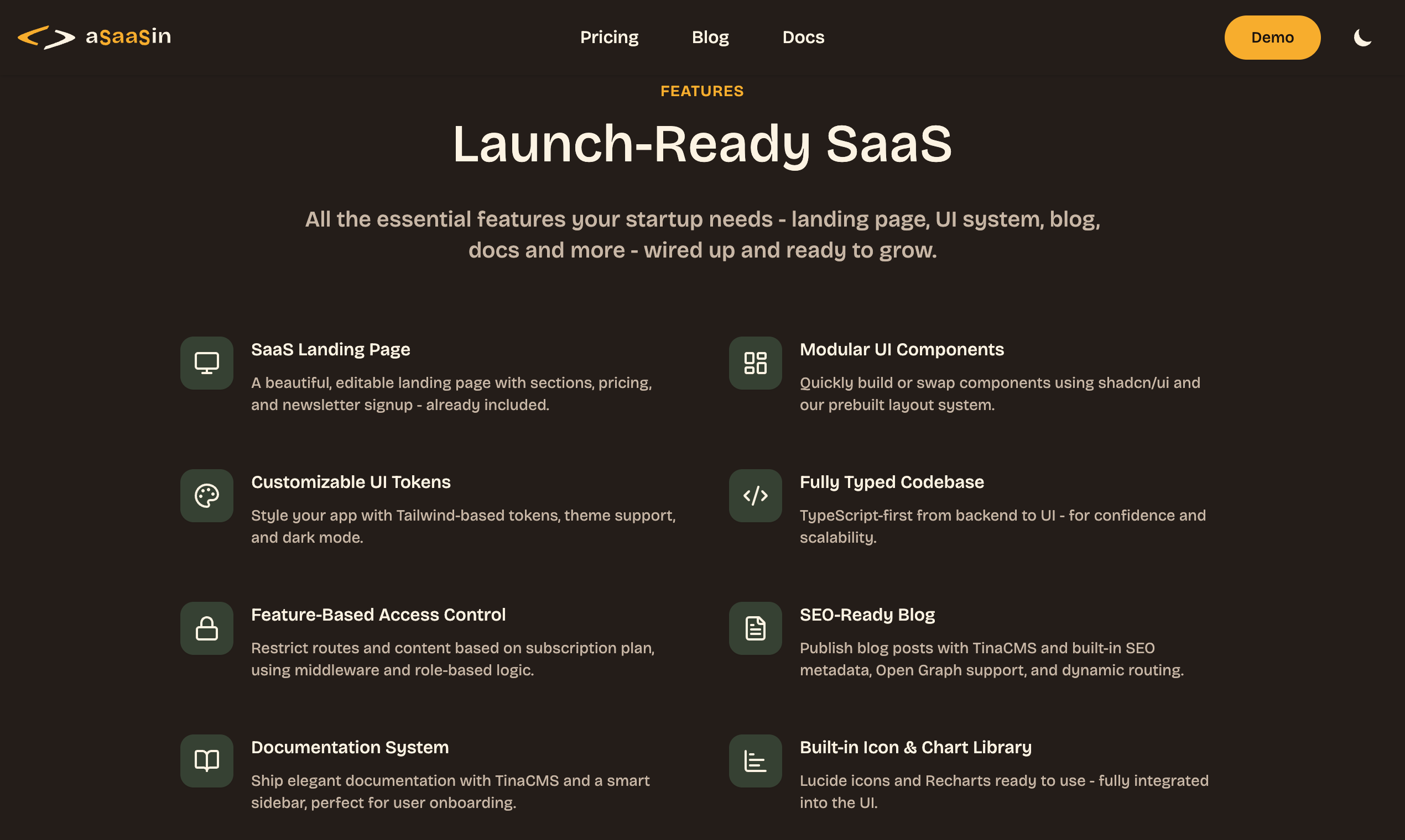 Média combattants - Modèle de démarrage SaaS prêt pour la production 4