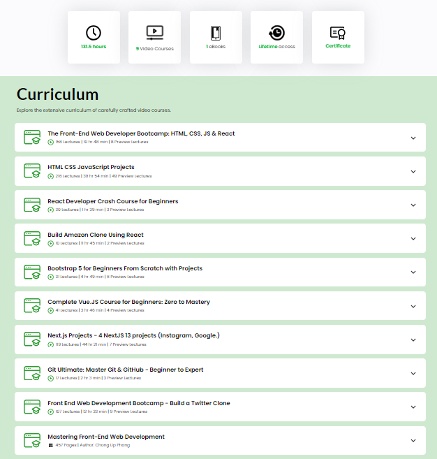 Certification des développeurs frontal media 2