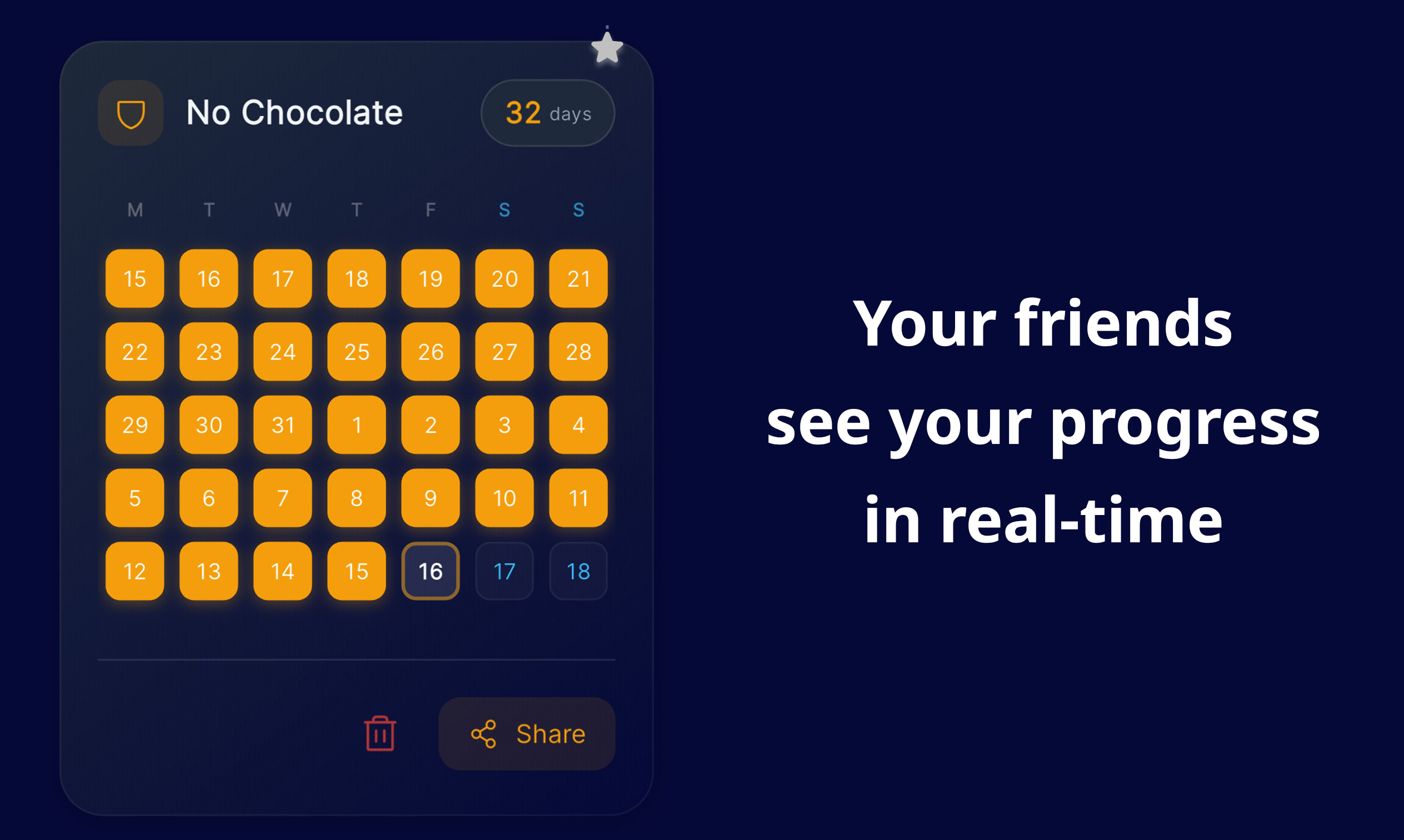 Shift: Streaks that Stick - Main product screenshot demonstrating key features and user interface