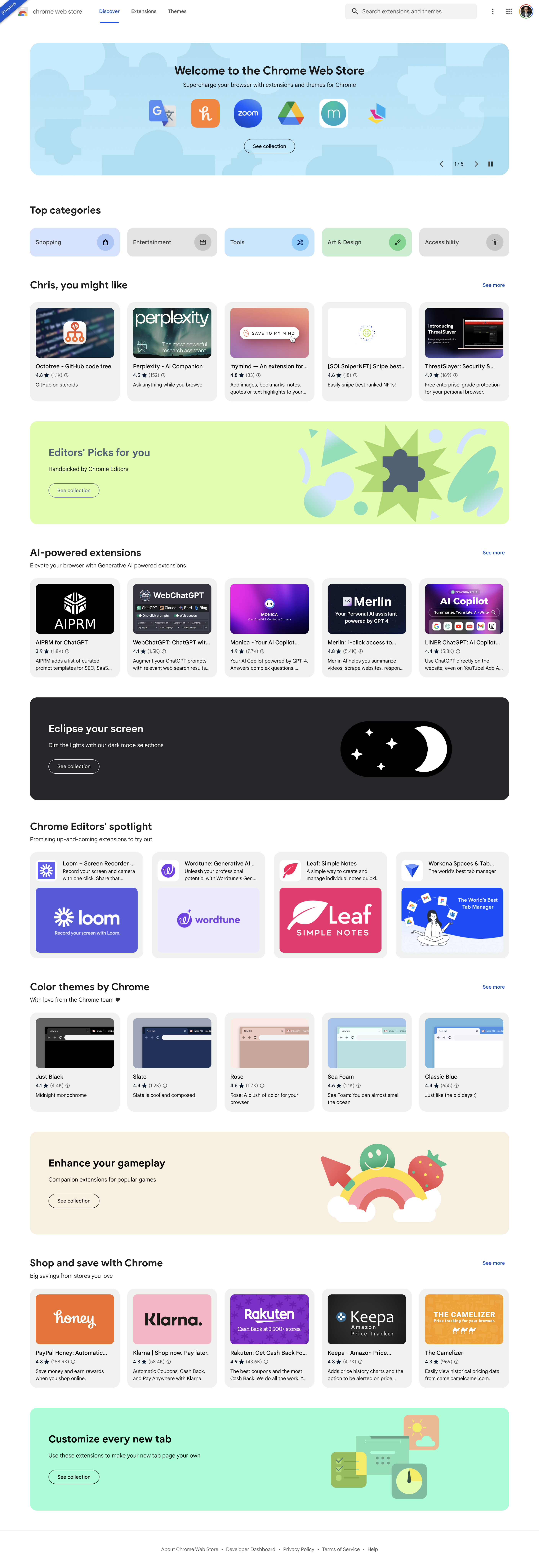 新しいChrome Webストア media 3