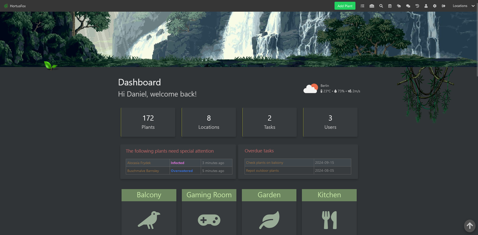 Hortusfox 5.0 - Houseplant Management를위한 권한 부여 미디어 2