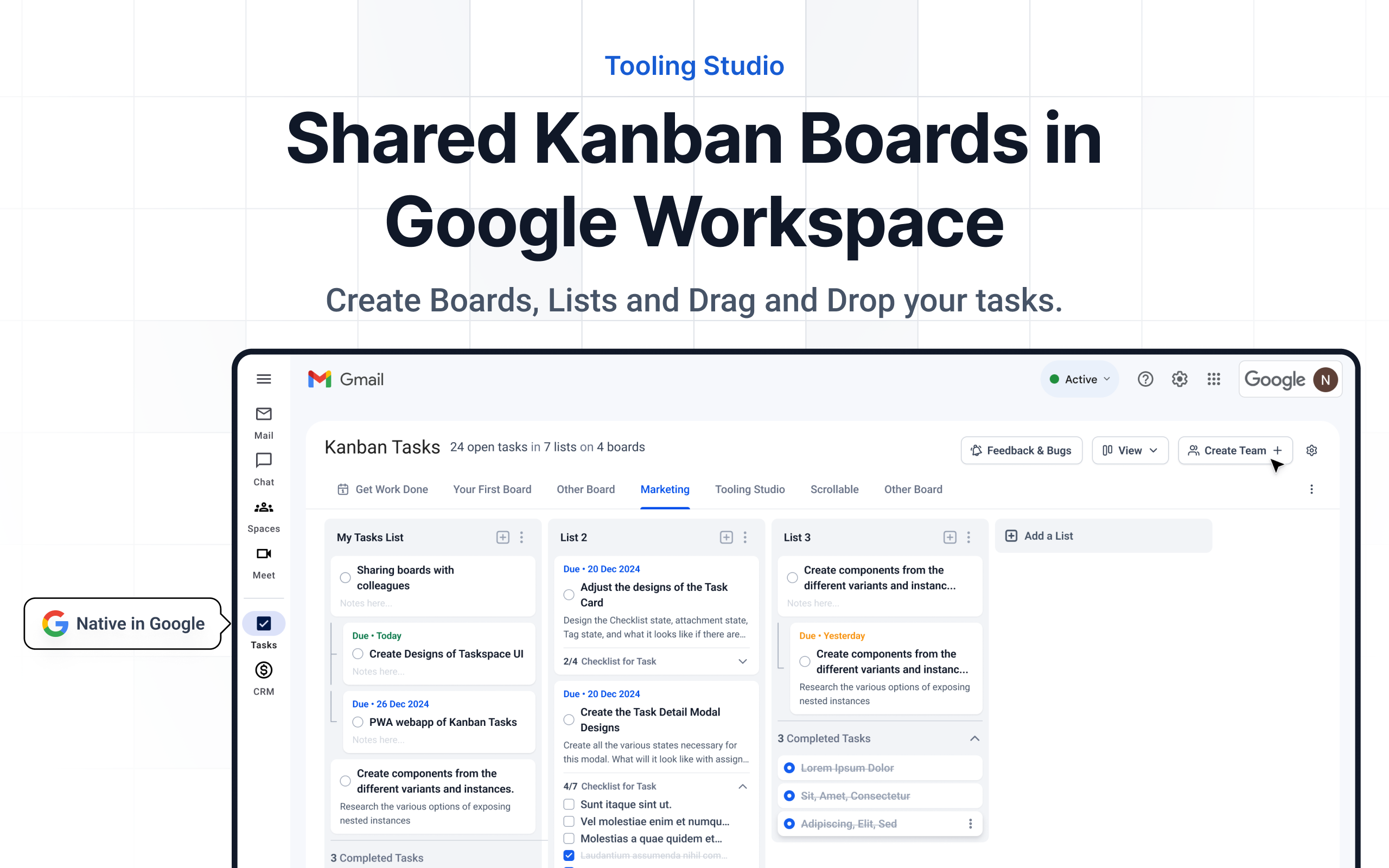 startuptile Kanban Tasks-Shared Kanban Boards for Teams in Google Workspace