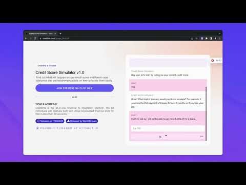 Credit Score Simulator AI gallery image