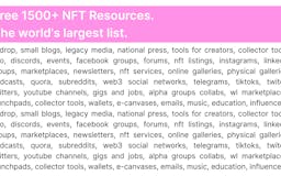 Free 1500+ NFT Resources media 1