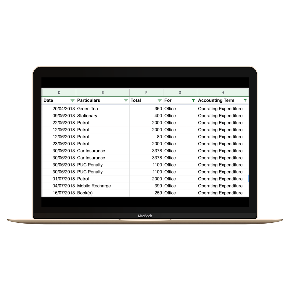 Vyay - Trình theo dõi chi phí (Google Sheets) media 3