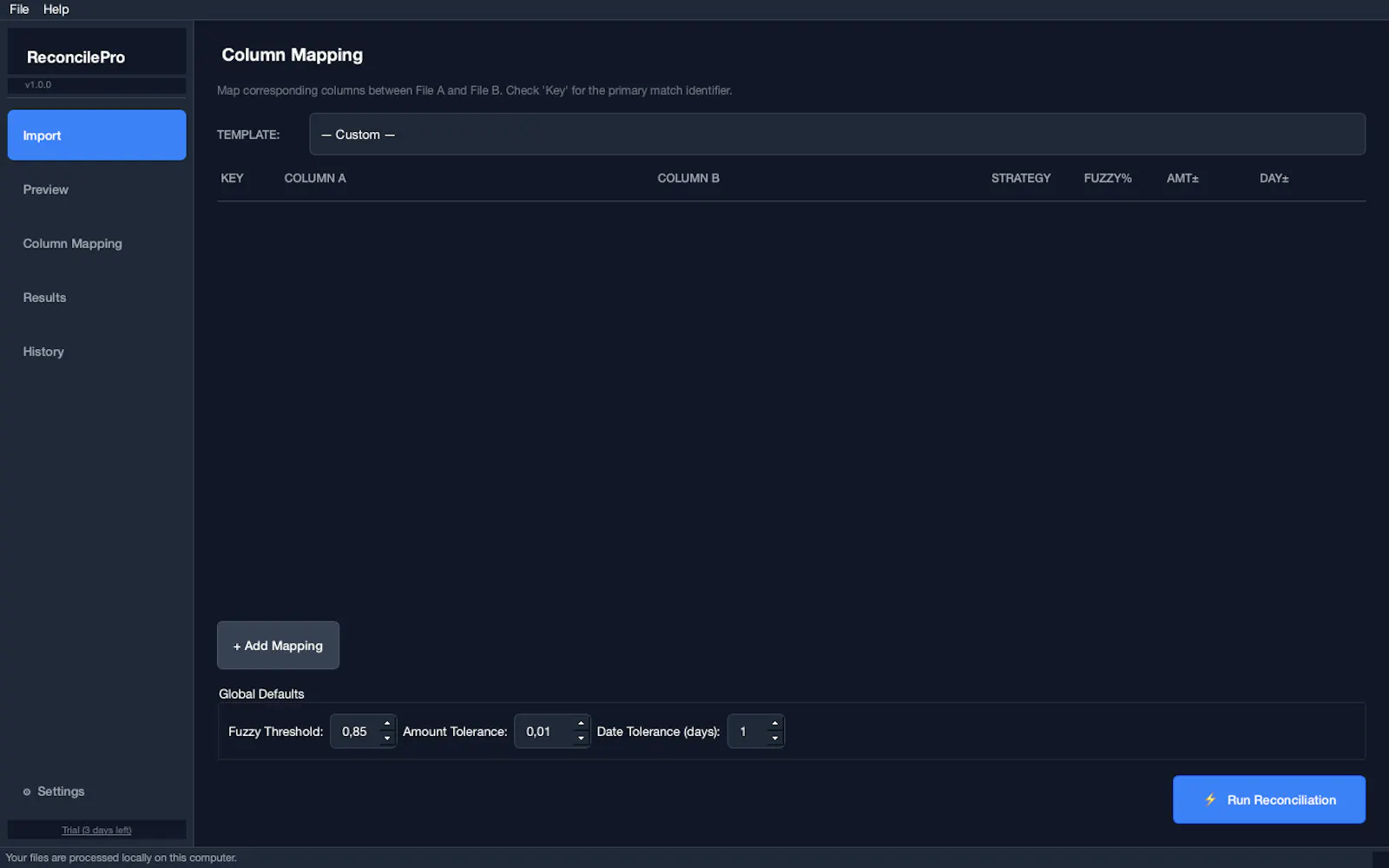 ReconcilePro screenshot 1