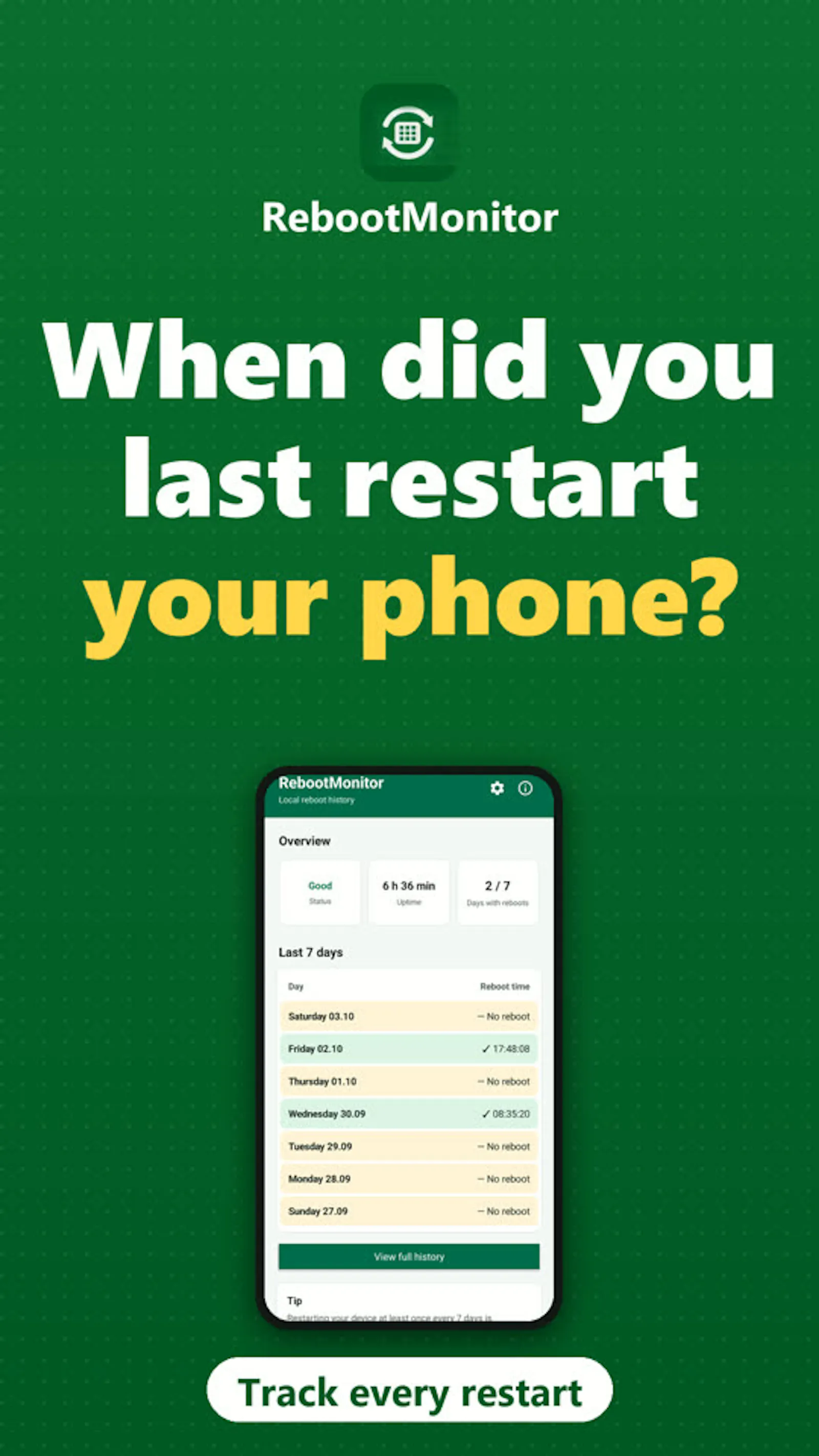 RebootMonitor screenshot 5