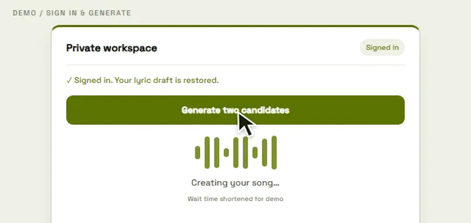 Lyrics to Song AI screenshot 3