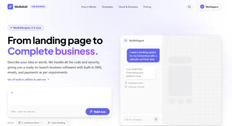 Molbik AI screenshot 2