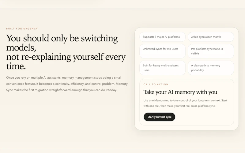 Memory Sync screenshot 5