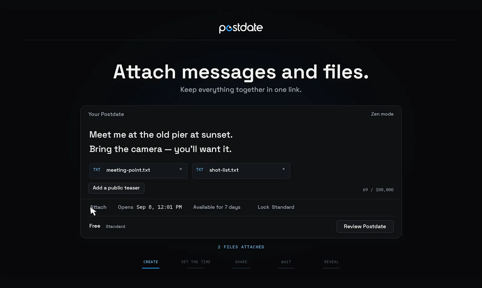 Postdate screenshot 3