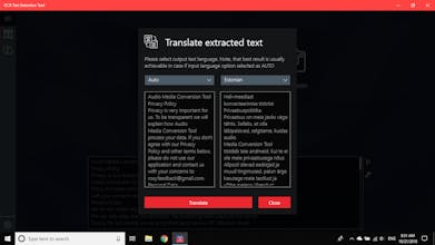 OCR Text Detection Tool Image