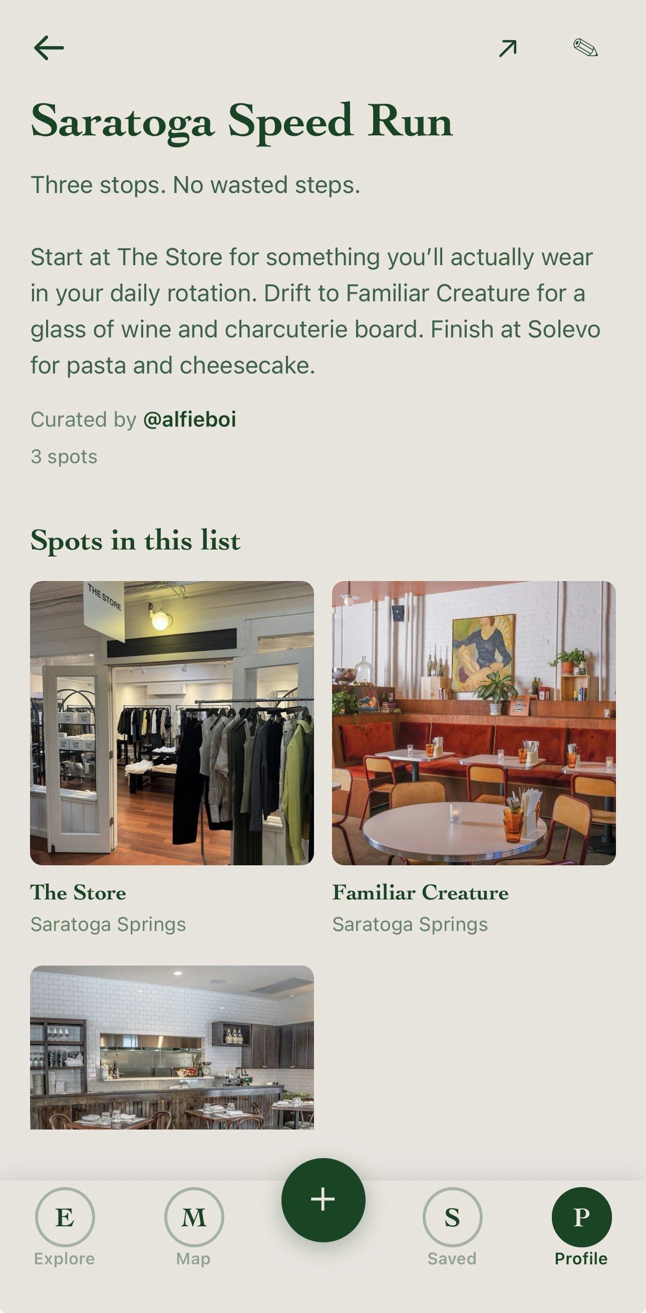Our dérive - Screenshot 4 showing product features and functionality