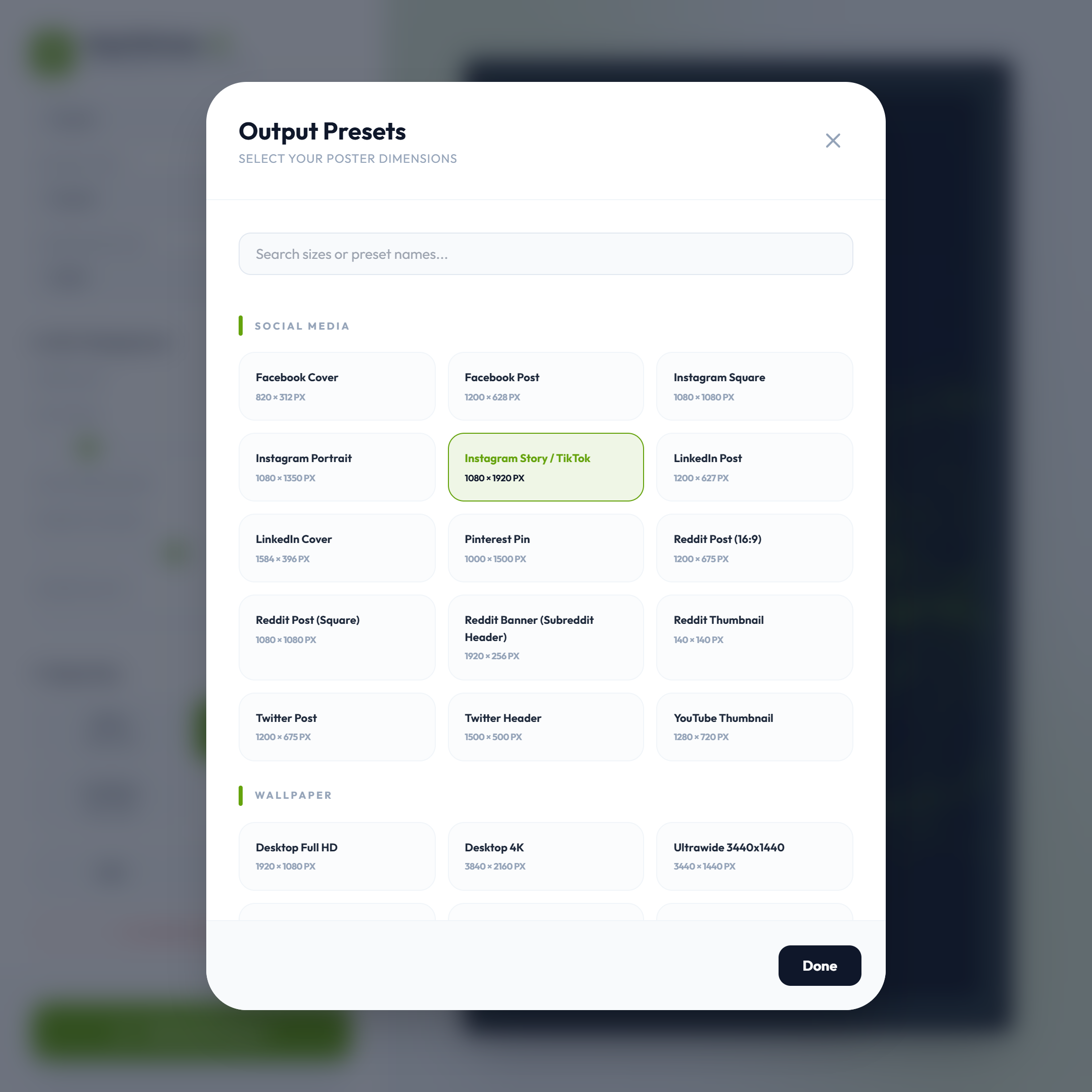 MapToPoster JS gallery image