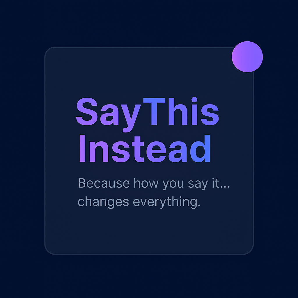 SayThisInstead logo