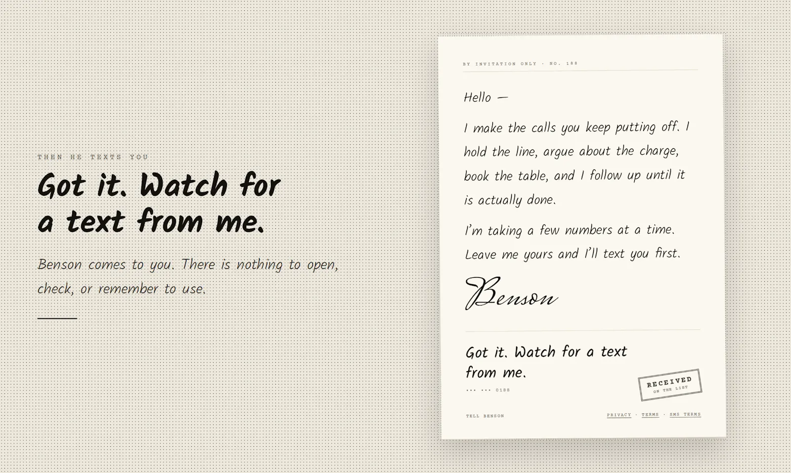 Benson screenshot 3