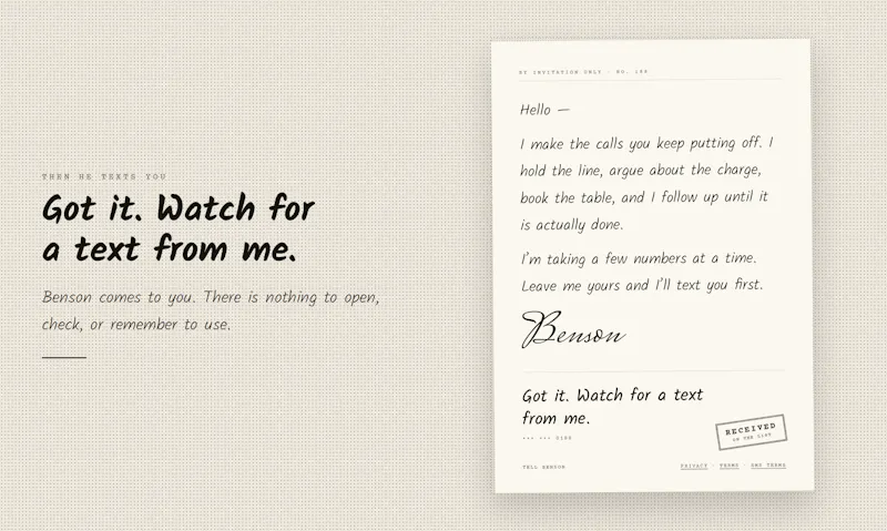 Benson screenshot 3