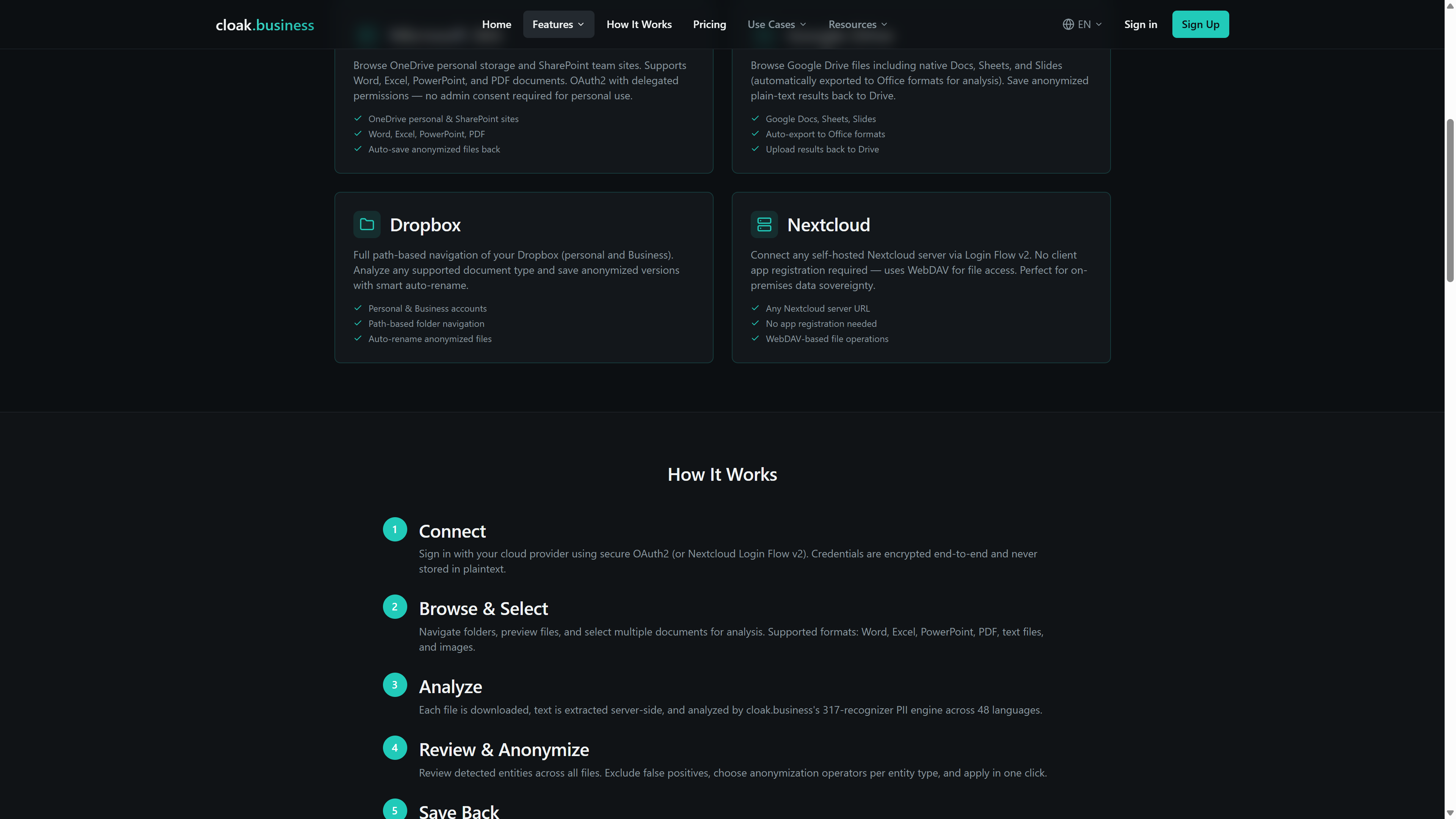 cloak.business SDK gallery image