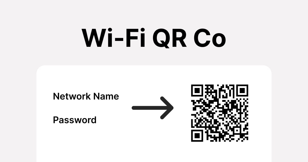 Media Wi-Fi QR Co. - Menjana kod QR Wi-Fi percuma untuk perniagaan anda 2