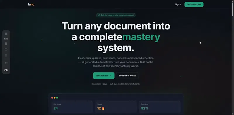 Luno screenshot 1 (video preview)
