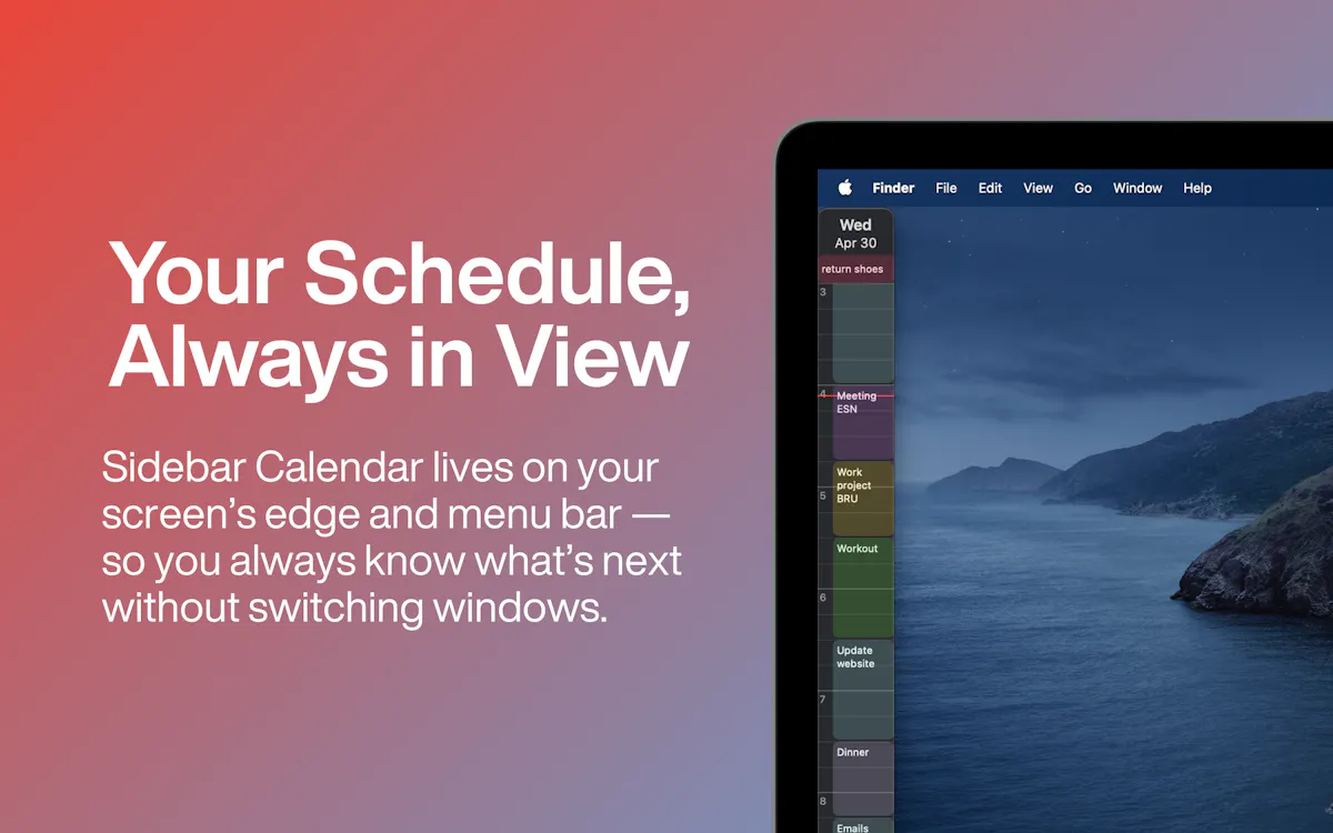 Sidebar Calendar