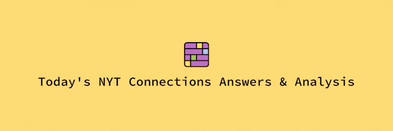 Connections Answers Today screenshot 1