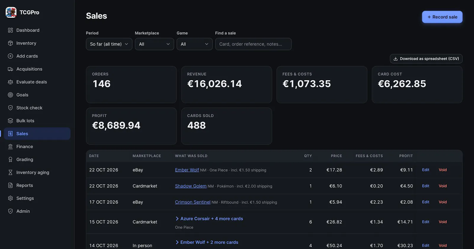TCGPro screenshot 6