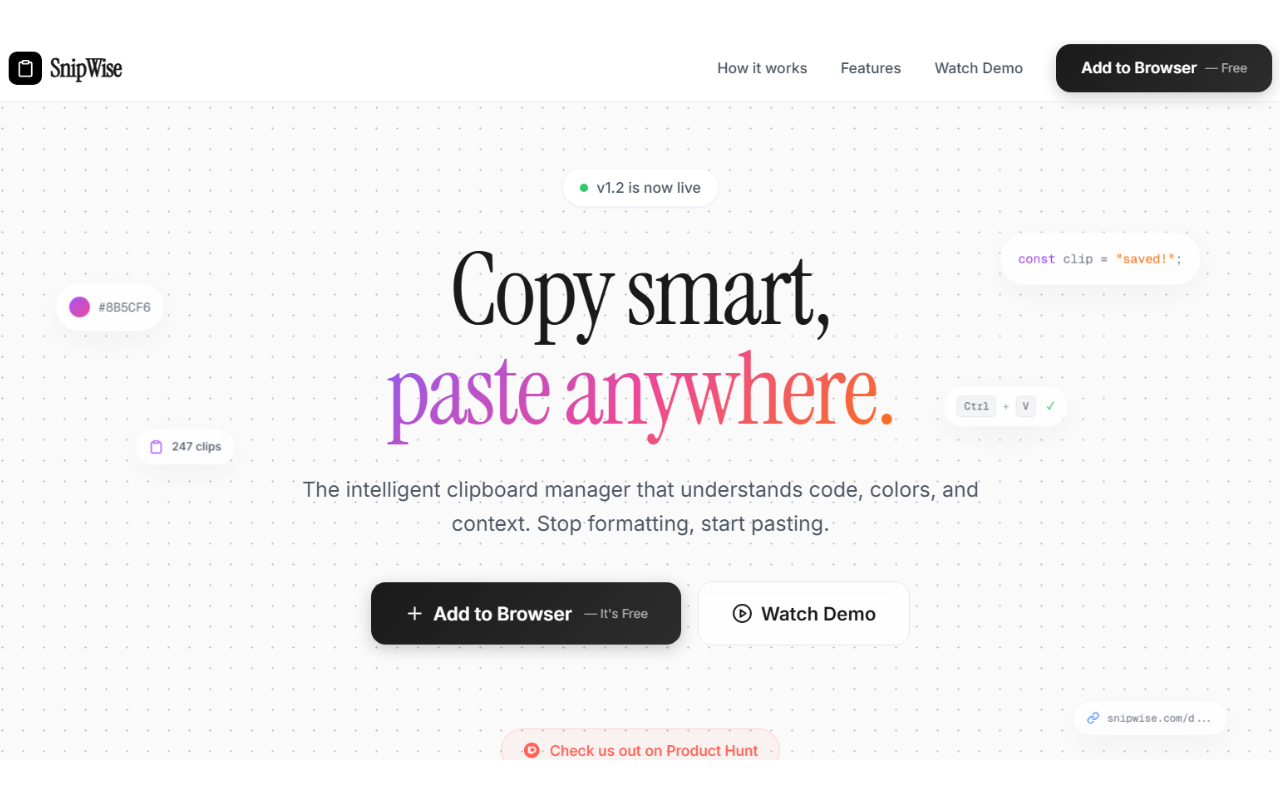 SnipWise gallery image