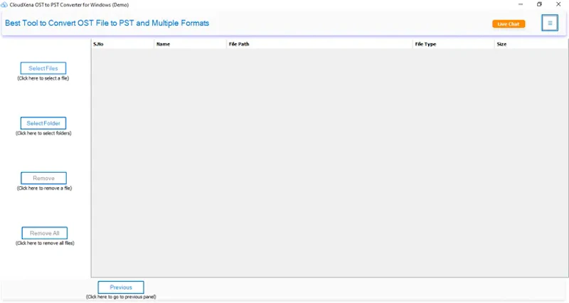 CloudXena OST to Office 365 Tool screenshot 1