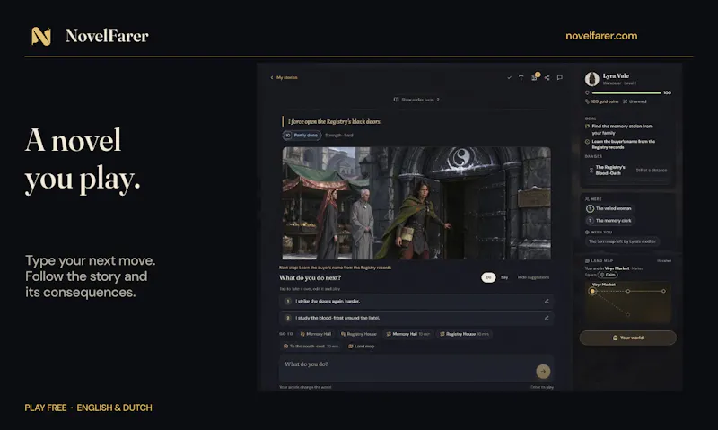 NovelFarer | text RPG screenshot 5