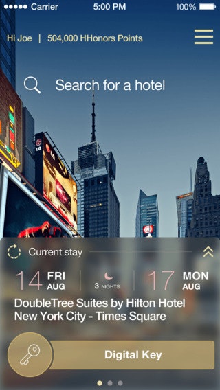 Hilton HHonors Mobile App gallery image