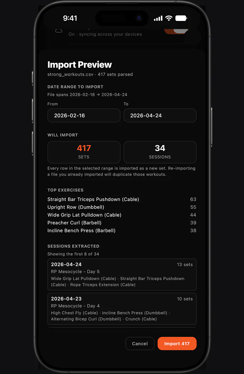 Taper: Muscle & Fat Tracker screenshot 10