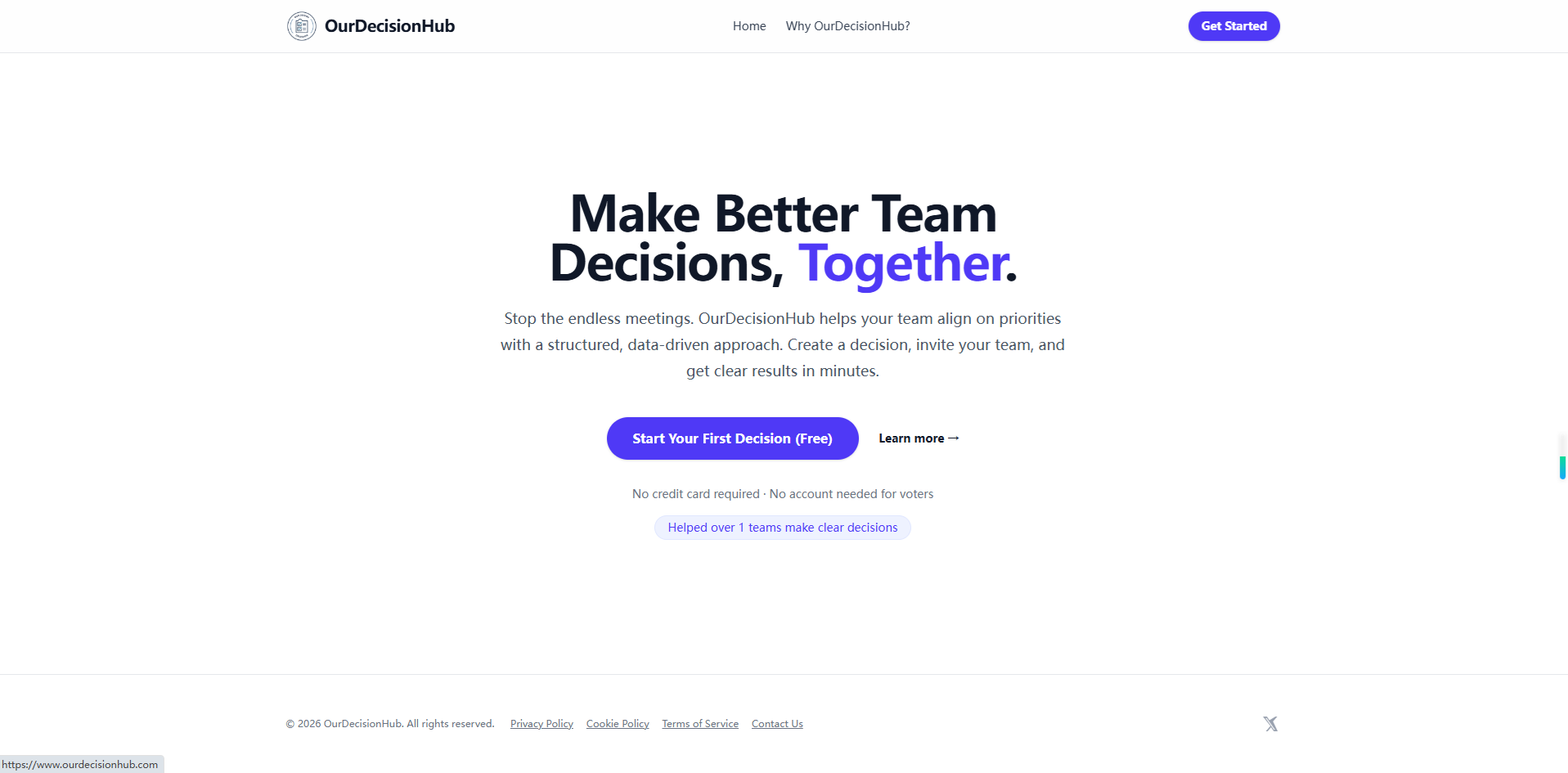 OurDecisionHub gallery image