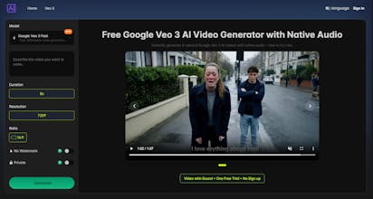 Veo3.bot: Free Veo 3 AI Video Generation gallery image