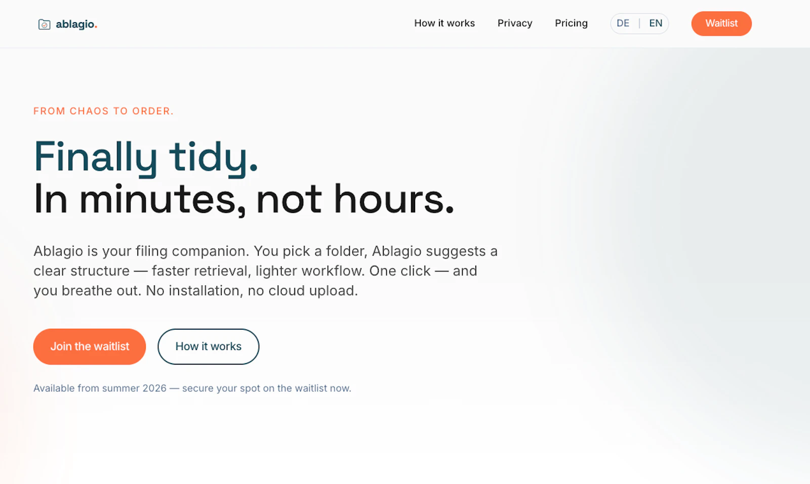 ablagio. screenshot 3