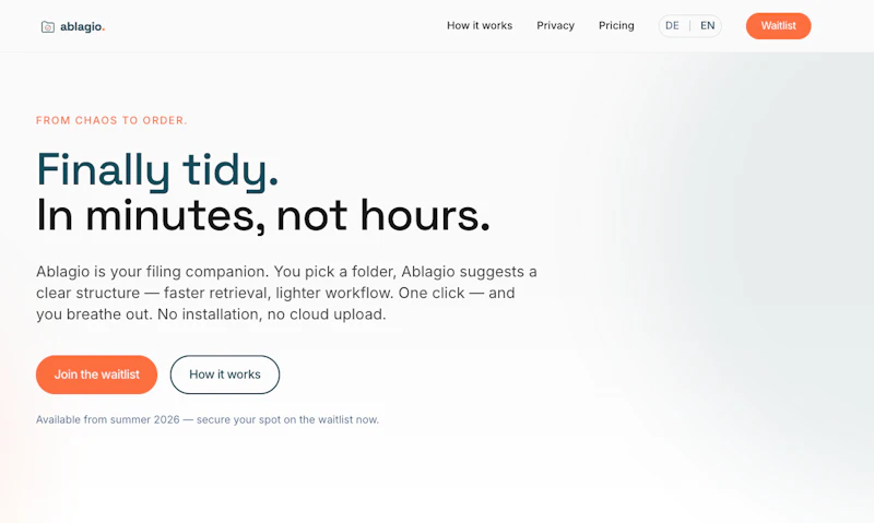 ablagio. screenshot 3