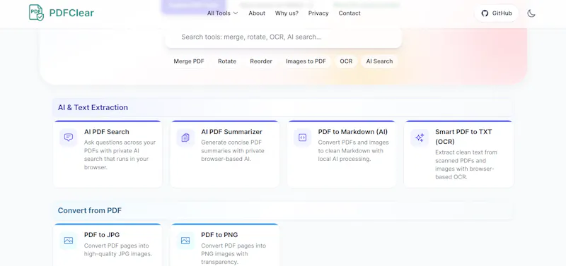 PDFClear screenshot 3