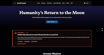 Artemis Launch Info Hub gallery image