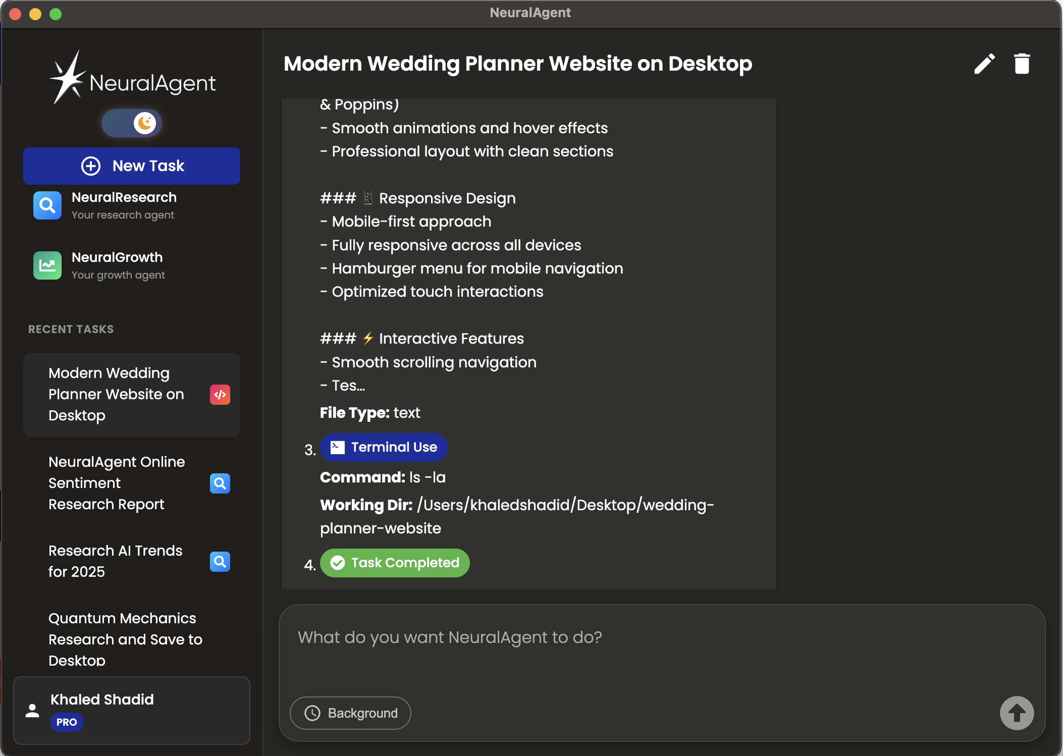 NeuralAgent gallery image