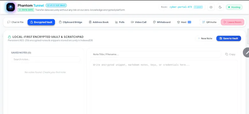 Phantom Tunnel: Zero-Server Workspace screenshot 6
