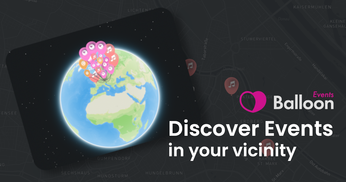 Balloon Events - Main product screenshot demonstrating key features and user interface