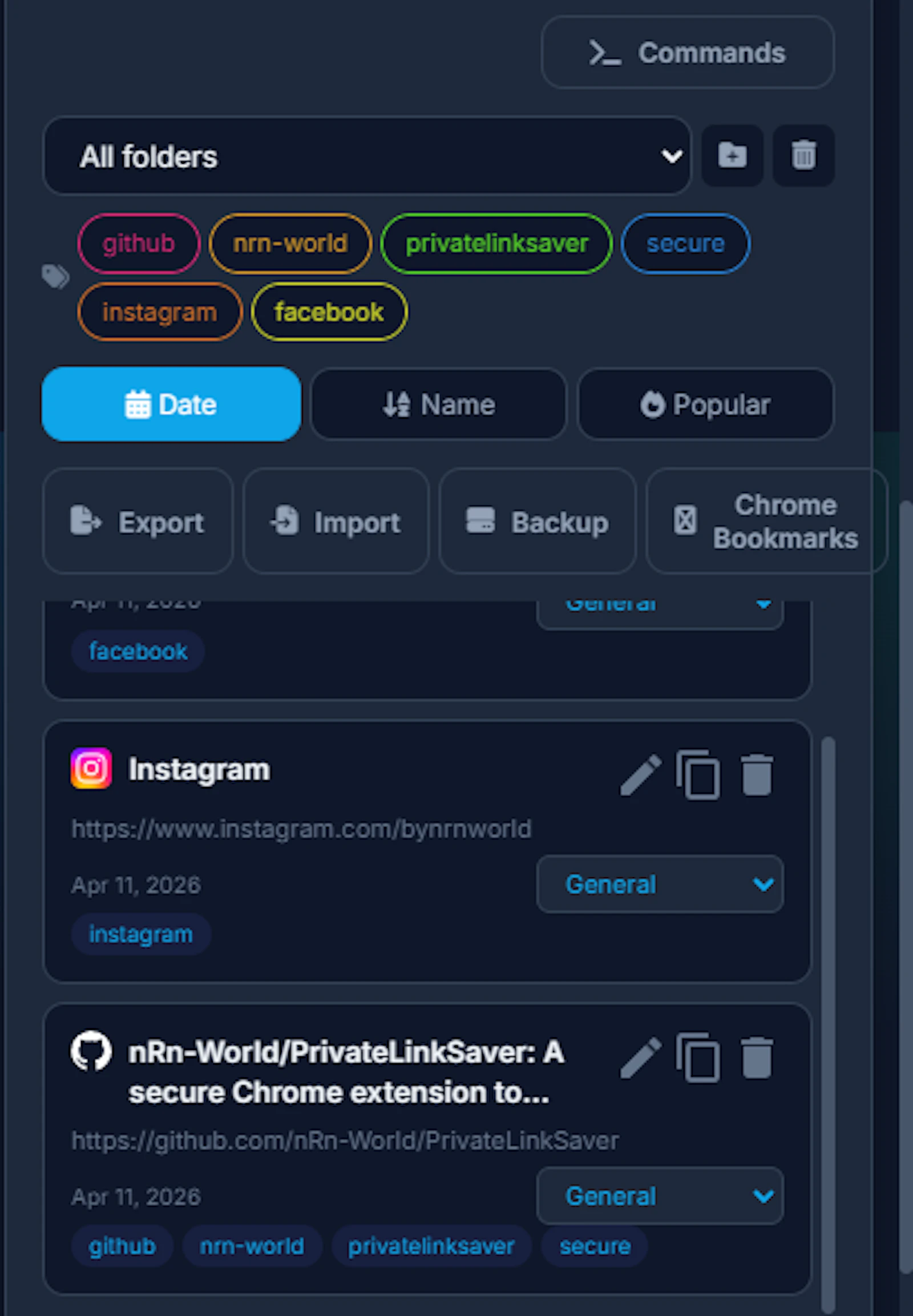 PrivateLinkSaver screenshot 3
