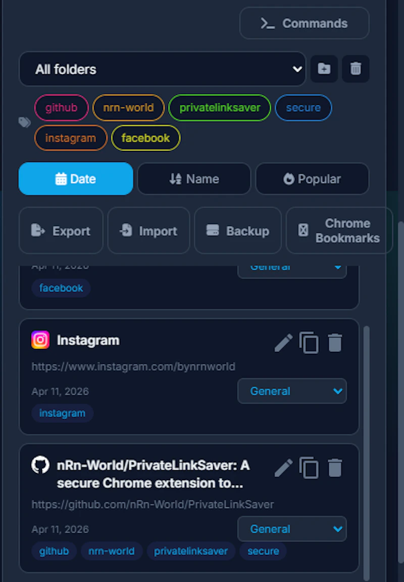 PrivateLinkSaver screenshot 3