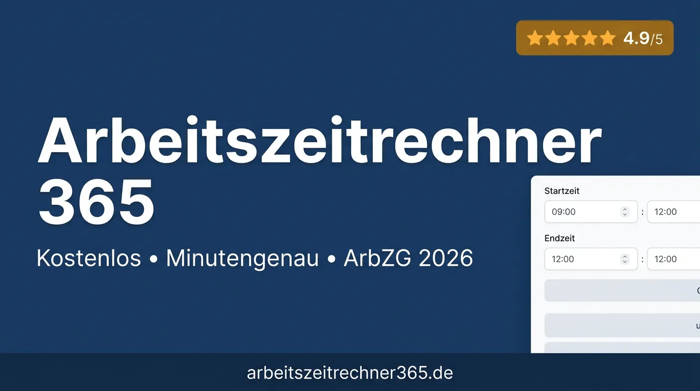 Arbeitszeitrechner 345 gallery image