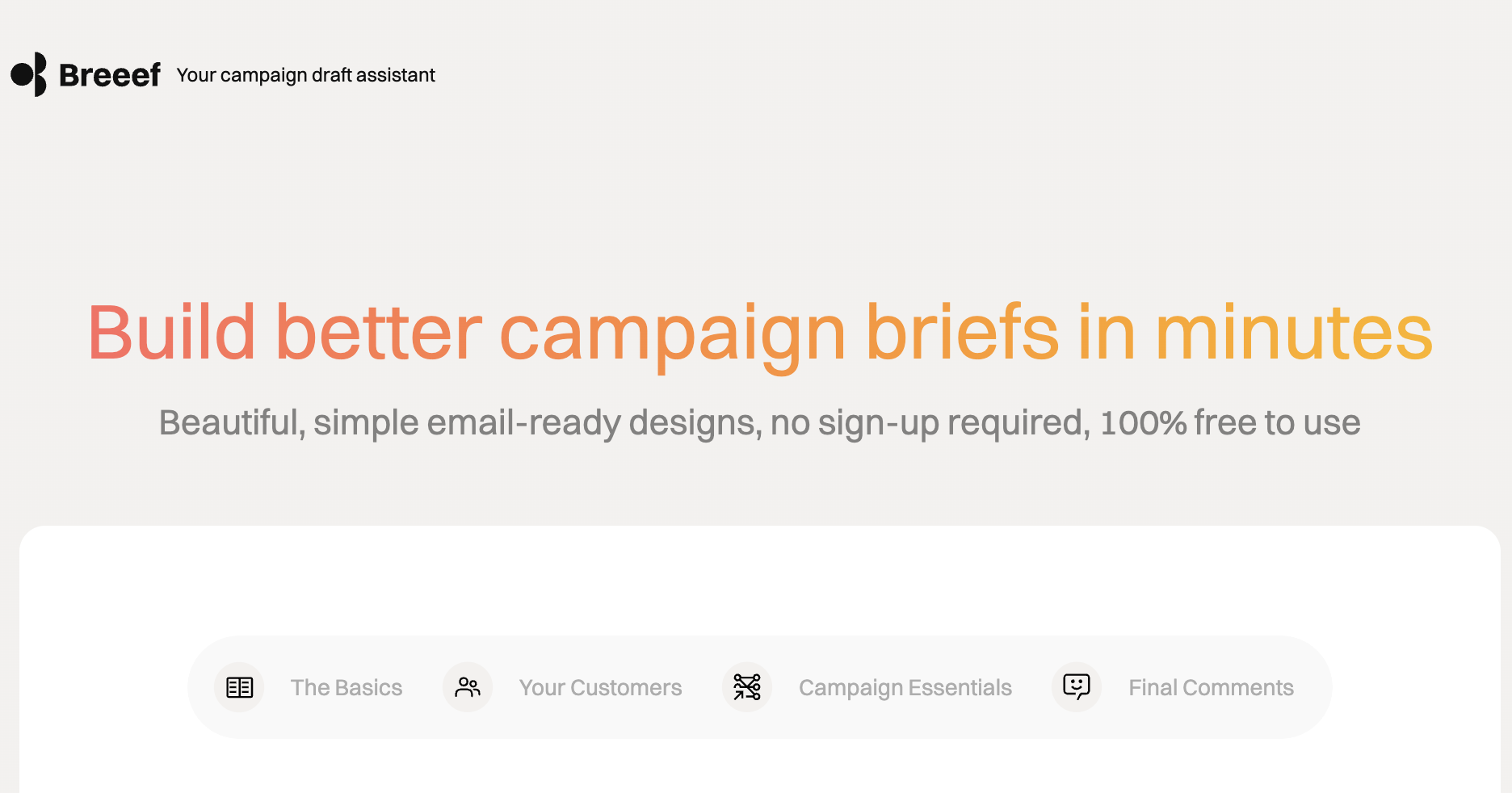 Breeef.me - นำความเจ็บปวดออกจาก Campai (g) ns breeef.me ฟรี 100% media 2