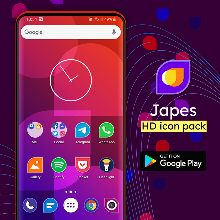 Japes icon pack for Android gallery image