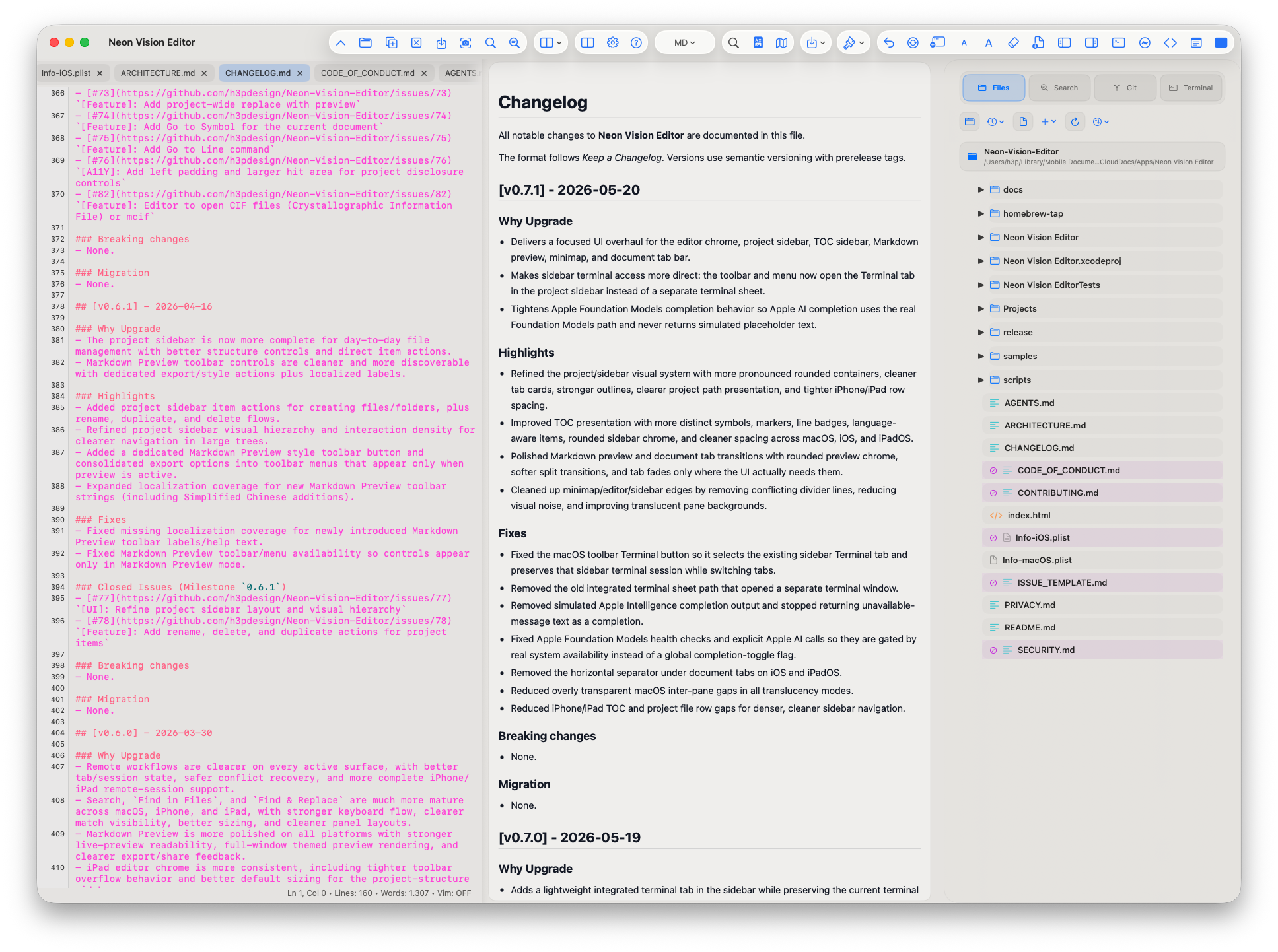 Neon Vision Editor - Major update gallery image